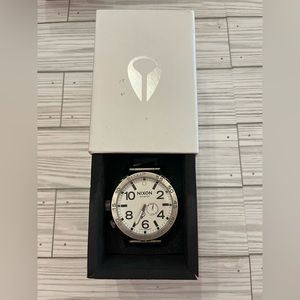 Excellent Condition Nixon 51-30 Tide Stainless Steel Watch
